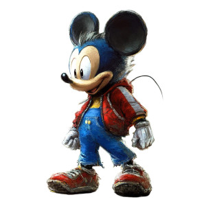 Mickey-Sonic Hybrid Vinyl Car Decal Sticker – Waterproof & UV-Resistant 8" Mickey-Sonic Hybrid Vinyl Car Decal Sticker – Waterproof & UV-Resistant 8"