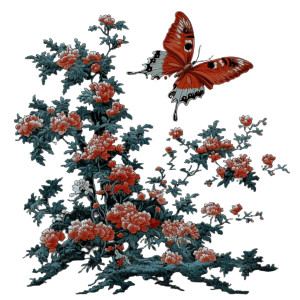 Floral Butterfly Vinyl Car Decal Sticker – Waterproof & UV-Resistant 8" Floral Butterfly Vinyl Car Decal Sticker – Waterproof & UV-Resistant 8"
