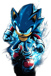 Sonic Et Knuckles Vinyl Car Decal Sticker – Waterproof & UV-Resistant 8"