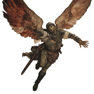 Angel Of Vengeance Vinyl Car Decal Sticker – Waterproof & UV-Resistant 8"