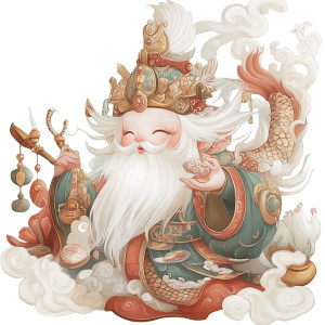 Fortune Gods Vinyl Car Decal Sticker – Waterproof & UV-Resistant 8"