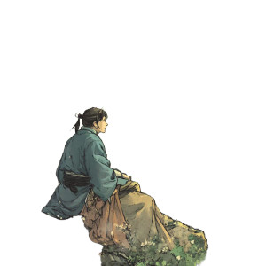 Ghibli Wuxia Cover Vinyl Car Decal Sticker – Waterproof & UV-Resistant 8"