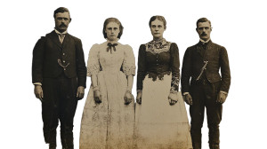 Old Group Photo Vinyl Car Decal Sticker – Waterproof & UV-Resistant 8"