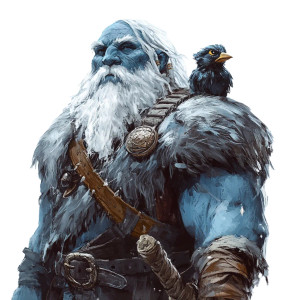 Frost Giant Kenku Vinyl Car Decal Sticker – Waterproof & UV-Resistant 8"