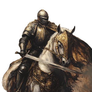 Knight'S Struggle Vinyl Car Decal Sticker – Waterproof & UV-Resistant 8"