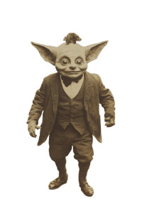 Dancing Goblin Vinyl Car Decal Sticker – Waterproof & UV-Resistant 8"