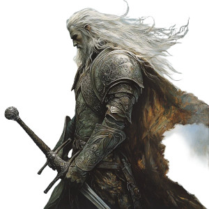 Númenórean Heir Vinyl Car Decal Sticker – Waterproof & UV-Resistant 8"