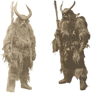 Vintage Krampus Costume Vinyl Car Decal Sticker – Waterproof & UV-Resistant 8" Vintage Krampus Costume Vinyl Car Decal Sticker – Waterproof & UV-Resistant 8"