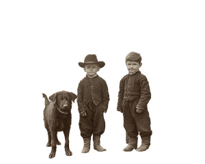 Toddler Cowboys Photo Vinyl Car Decal Sticker – Waterproof & UV-Resistant 8"