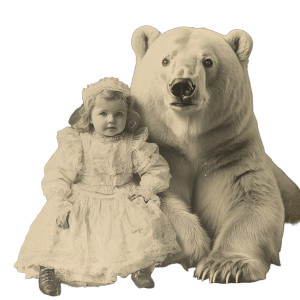 Vintage Marionette Girl Vinyl Car Decal Sticker – Waterproof & UV-Resistant 8"