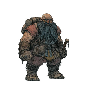 Dwarf Warrior V3 Vinyl Car Decal Sticker – Waterproof & UV-Resistant 8" Dwarf Warrior V3 Vinyl Car Decal Sticker – Waterproof & UV-Resistant 8"