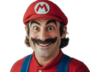 Mario Business Headshot Vinyl Car Decal Sticker – Waterproof & UV-Resistant 8" Mario Business Headshot Vinyl Car Decal Sticker – Waterproof & UV-Resistant 8"