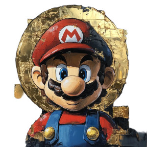 Super Mario Icon V2 Vinyl Car Decal Sticker – Waterproof & UV-Resistant 8"