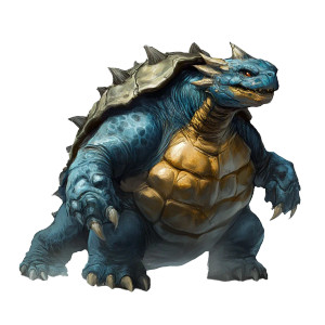 Dragon Turtle Blastoise Vinyl Car Decal Sticker – Waterproof & UV-Resistant 8"