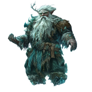 Sea Dwarf Druid Vinyl Car Decal Sticker – Waterproof & UV-Resistant 8"