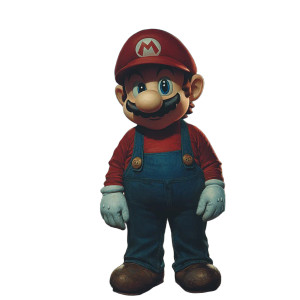 Mario At Night Vinyl Car Decal Sticker – Waterproof & UV-Resistant 8"