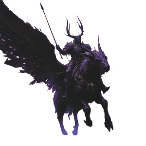 Dark Knight Soaring Vinyl Car Decal Sticker – Waterproof & UV-Resistant 8"