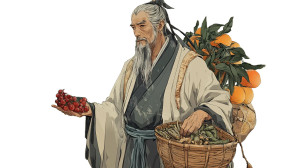 Herbalist Old Man Vinyl Car Decal Sticker – Waterproof & UV-Resistant 8"