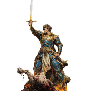 Archangel Michael Painting V7 Vinyl Car Decal Sticker – Waterproof & UV-Resistant 8"