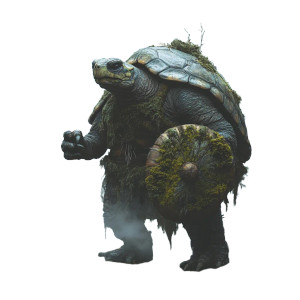 Old Scarred Turtle Vinyl Car Decal Sticker – Waterproof & UV-Resistant 8"