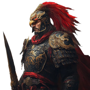 Tang Dynasty General Vinyl Car Decal Sticker – Waterproof & UV-Resistant 8"