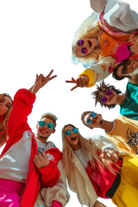 Colorful Group Pose Vinyl Car Decal Sticker – Waterproof & UV-Resistant 8" Colorful Group Pose Vinyl Car Decal Sticker – Waterproof & UV-Resistant 8"