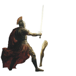 Centurion Vs Demon Vinyl Car Decal Sticker – Waterproof & UV-Resistant 8" Centurion Vs Demon Vinyl Car Decal Sticker – Waterproof & UV-Resistant 8"