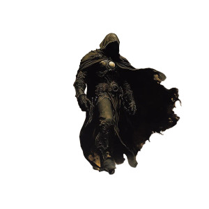 Doctor Doom Illustration Vinyl Car Decal Sticker – Waterproof & UV-Resistant 8"