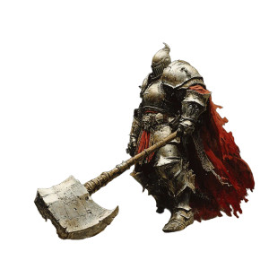 Paladin Vs Dragon Vinyl Car Decal Sticker – Waterproof & UV-Resistant 8"