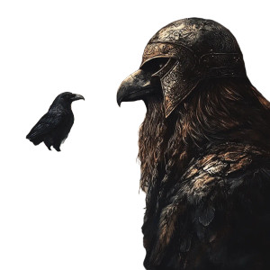 Nordic Raven Avatar Vinyl Car Decal Sticker – Waterproof & UV-Resistant 8" Nordic Raven Avatar Vinyl Car Decal Sticker – Waterproof & UV-Resistant 8"