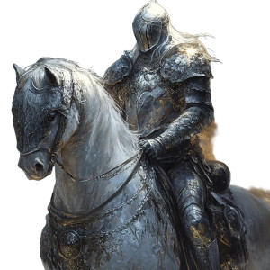 Undead Knight V7 Vinyl Car Decal Sticker – Waterproof & UV-Resistant 8"