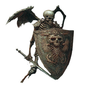 Skeleton Warrior V12 Vinyl Car Decal Sticker – Waterproof & UV-Resistant 8"