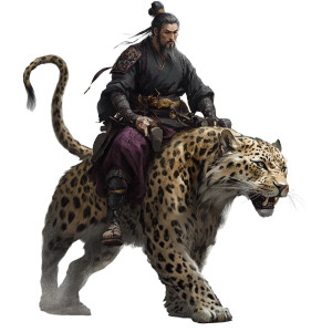 Monstrous Chinese Elder Vinyl Car Decal Sticker – Waterproof & UV-Resistant 8"