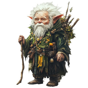 Elderly Halfling Druid Vinyl Car Decal Sticker – Waterproof & UV-Resistant 8" Elderly Halfling Druid Vinyl Car Decal Sticker – Waterproof & UV-Resistant 8"