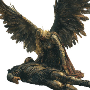 Valkyrie With Warrior Vinyl Car Decal Sticker – Waterproof & UV-Resistant 8"