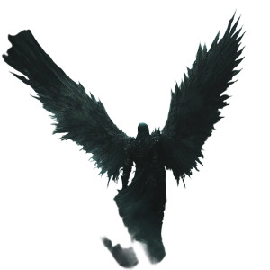 Ghostly Archangel Vinyl Car Decal Sticker – Waterproof & UV-Resistant 8"