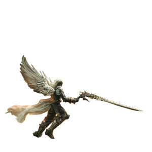 Armored Angel Vs Dragon Vinyl Car Decal Sticker – Waterproof & UV-Resistant 8"