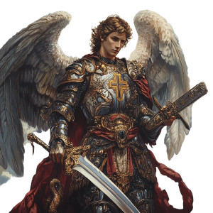 Archangel Michael V5 Vinyl Car Decal Sticker – Waterproof & UV-Resistant 8" Archangel Michael V5 Vinyl Car Decal Sticker – Waterproof & UV-Resistant 8"
