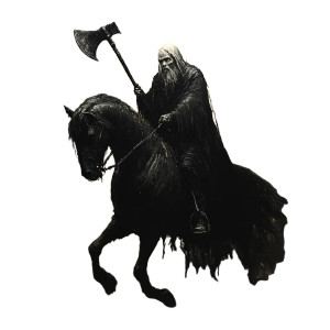 Undead Rider Vinyl Car Decal Sticker – Waterproof & UV-Resistant 8"