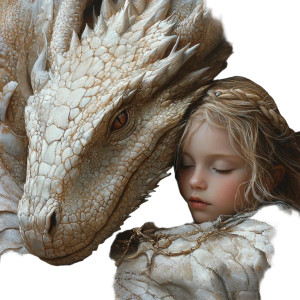 Dragon With Child Vinyl Car Decal Sticker – Waterproof & UV-Resistant 8" Dragon With Child Vinyl Car Decal Sticker – Waterproof & UV-Resistant 8"
