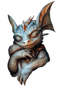 Sleeping Tiny Dragon Vinyl Car Decal Sticker – Waterproof & UV-Resistant 8" Sleeping Tiny Dragon Vinyl Car Decal Sticker – Waterproof & UV-Resistant 8"