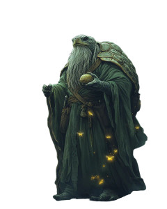 Wise Tortle Druid Vinyl Car Decal Sticker – Waterproof & UV-Resistant 8"