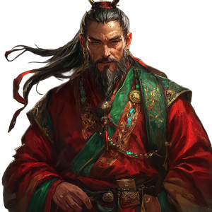 Eastern Sorcerer Portrait Vinyl Car Decal Sticker – Waterproof & UV-Resistant 8"