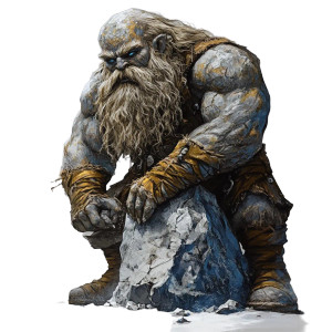 Rock Genasi Dwarf Vinyl Car Decal Sticker – Waterproof & UV-Resistant 8"