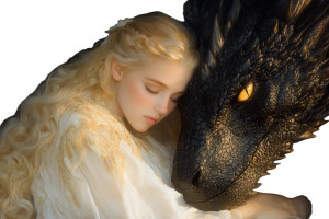 Angelic Warrior Resting Vinyl Car Decal Sticker – Waterproof & UV-Resistant 8"