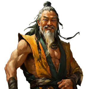 Friendly Old Shang Tsung Vinyl Car Decal Sticker – Waterproof & UV-Resistant 8"