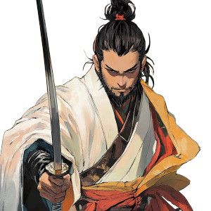 Legendary Swordmaster Masaki Vinyl Car Decal Sticker – Waterproof & UV-Resistant 8"