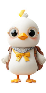 Cute Chick Uniform Vinyl Car Decal Sticker – Waterproof & UV-Resistant 8"