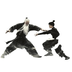 Martial Arts Duel Vinyl Car Decal Sticker – Waterproof & UV-Resistant 8" Martial Arts Duel Vinyl Car Decal Sticker – Waterproof & UV-Resistant 8"