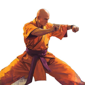 Martial Monk Stance Vinyl Car Decal Sticker – Waterproof & UV-Resistant 8" Martial Monk Stance Vinyl Car Decal Sticker – Waterproof & UV-Resistant 8"